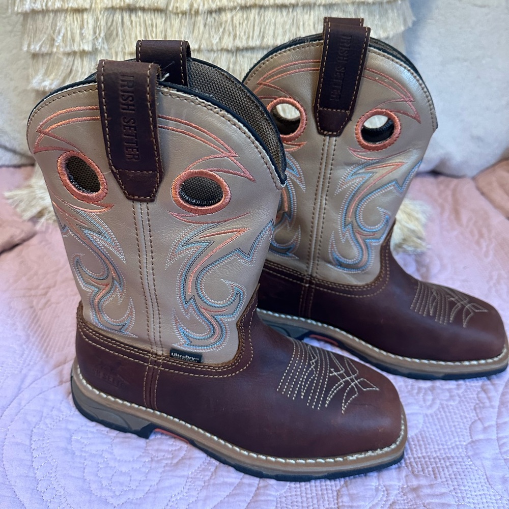 Irish Setter Women's Heeled Boots - Brown and Tan